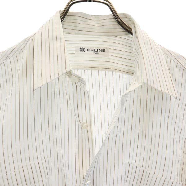 新品 CELINE A.H. ストライプ ビズネス Y シャツ 新品 CELINE A.H. ストライプ ビズネス Y シャツ