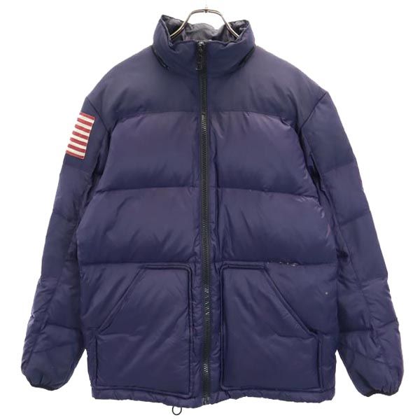 デニムアンドサプライ ダウンジャケット M ネイビー系 DENIM&SUPPLY ロゴ メンズの通販は