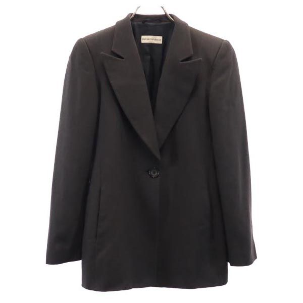 エンポリオアルマーニ イタリア製 テーラードジャケット ブラウン系 Emporio Armani レディース