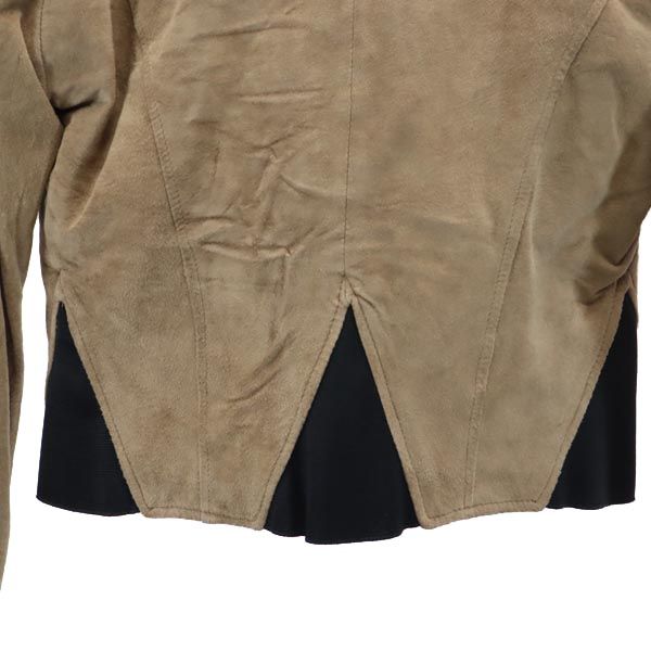 ケンゾー 中綿 豚革 レザージャケット F ベージュ KENZO 本皮 レディース ケンゾー 中綿 豚革 レザージャケット F ベージュ KENZO 本皮