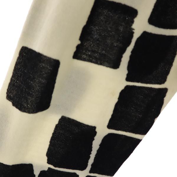 マリメッコ ウール100％ 総柄 長袖 ニット ワンピース S パープル系