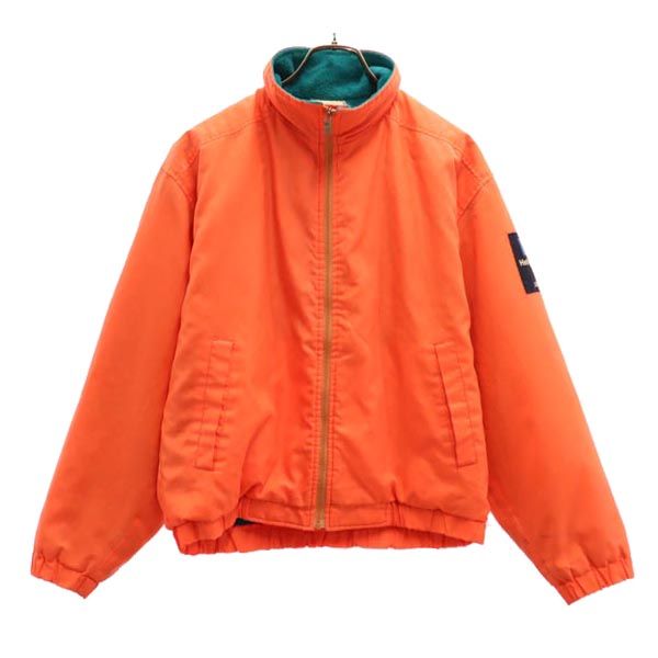 ヘリーハンセン 80s ヴィンテージ 裏フリース ナイロンジャケット M オレンジ系 HELLY HANSEN メンズ