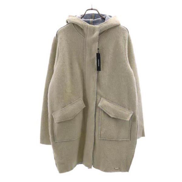 未使用 ディーゼル ウールブレンド ステンカラーコート M 白系 DIESEL レディース