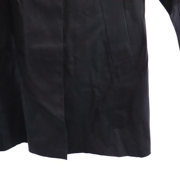 マッキントッシュ 英国製 ゴム引き ステンカラーコート 36 ブラック  