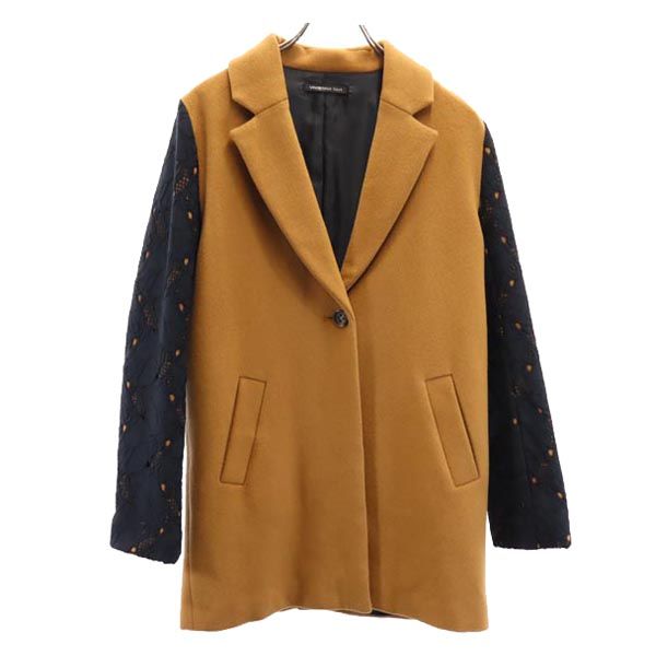 ヴィヴィアンタム 日本製 長袖 ウールジャケット 1 ブラウン系 VIVIENNE TAM ウール100％ レディース