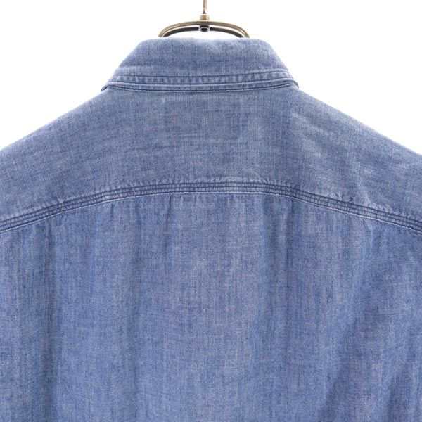 RRL 一ツ星 長袖 デニムシャツ XS ブルー系 ダブルアールエル