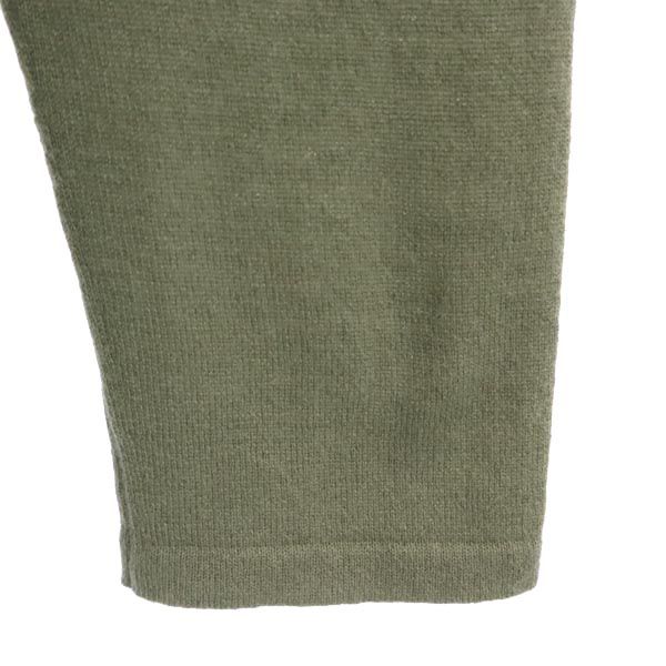 イッセイミヤケ カシミヤ100％ 長袖 ニット L モスグリーン ISSEY