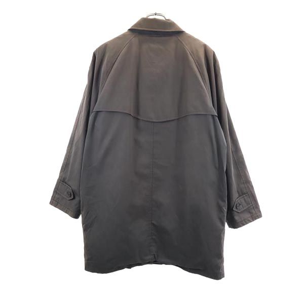バーバリー 三陽商会 日本製 ライナー付き ステンカラーコート L 黒  