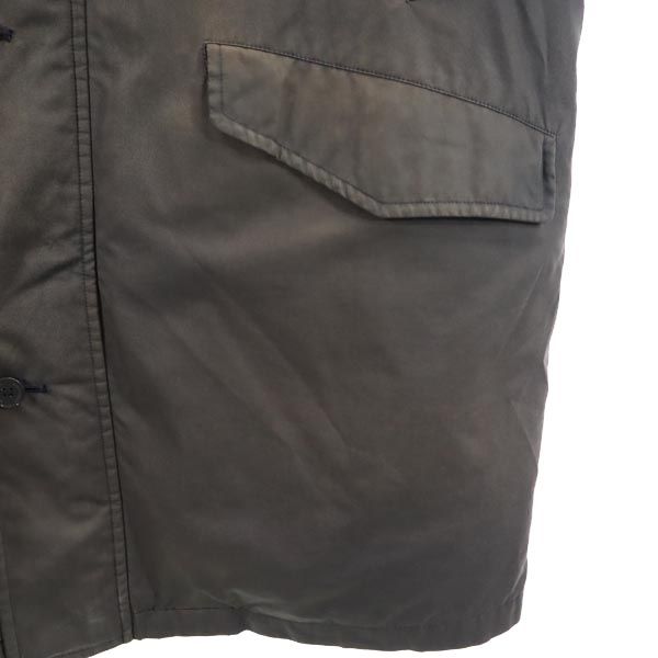 バーバリー 三陽商会 日本製 ライナー付き ステンカラーコート L 黒  