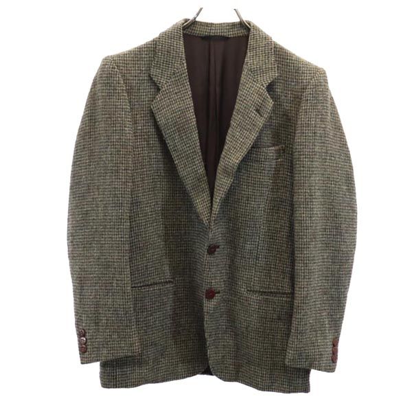 ハリスツイード 60s 70s バーウィック ヴィンテージ テーラードジャケット グリーン系 HARRIS TWEED Berwick メンズ