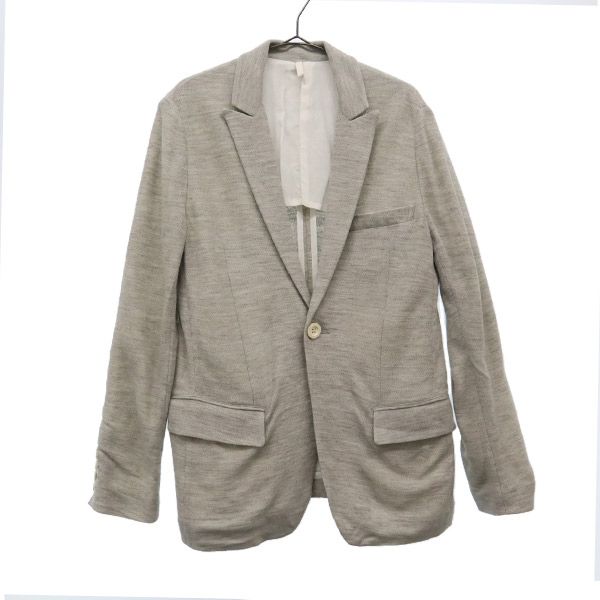 サイドスロープ テーラードジャケット 1 グレー SIDESLOPE メンズ