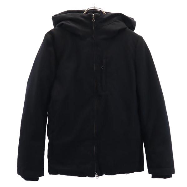 未使用 ステュディオス 日本製 長袖 ウールフーデッド ダウンジャケット  ブラック系 STUDIOUS メンズの通販は