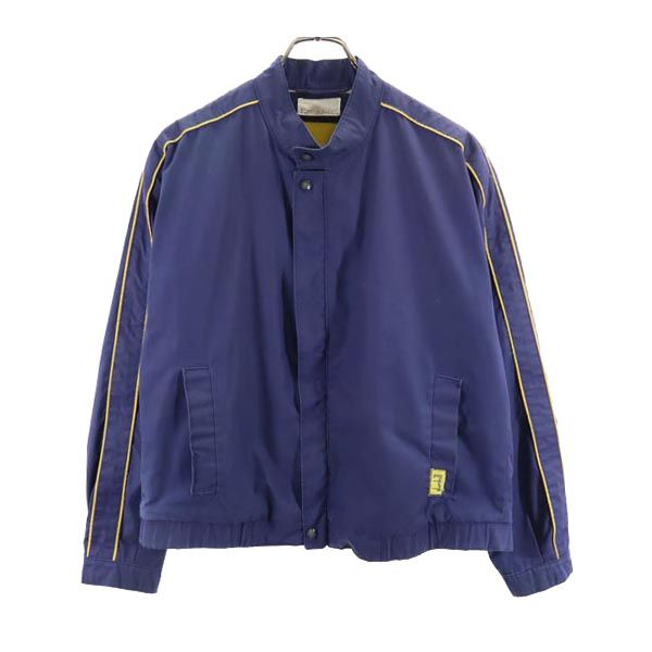 ダンヒル 80s 90s オールド 長袖 スタンドカラー ジャケット ネイビー系 Dunhill メンズ