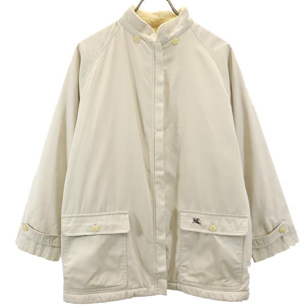 バーバリーズ 90s オールド 裏ボア ジャケット アイボリー系 Burberrys レディース