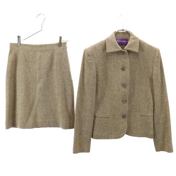 ラルフローレン インパクト21 パープルレーベル スカートスーツ