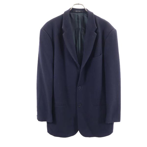 エンポリオアルマーニ イタリア製 ウール テーラードジャケット ネイビー Emporio Armani メンズ