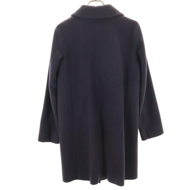 マッキントッシュ スコットランド製 ウール ステンカラーコート 32 ネイビー Mackintosh レディース マッキントッシュ スコットランド製 ウール ステンカラーコート 32