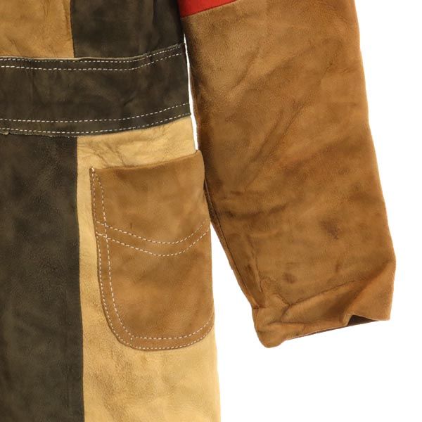 ヴィンテージ 80s カナダ製 切替 コート 45481 ブラウン系 VINTAGE  