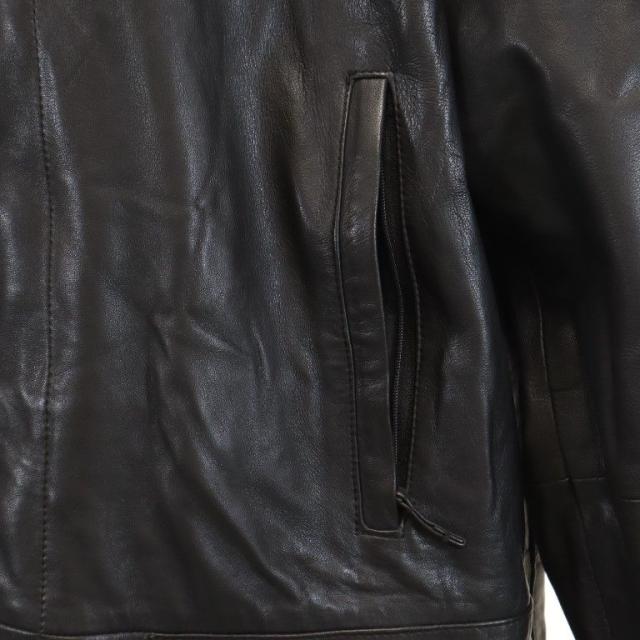 レザーコート　バーバリー　Burberry レア✨BURBERRY バーバリー レザージャケット コート ノバ