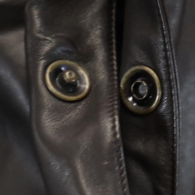 バーバリー レザーコート ブラック系 BURBERRY メンズ_6