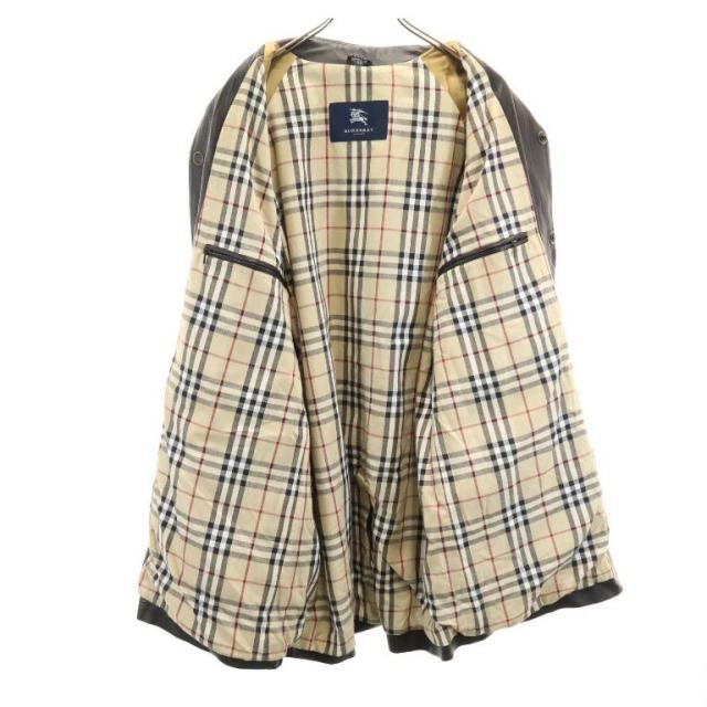 バーバリー レザーコート ブラック系 BURBERRY メンズ_7