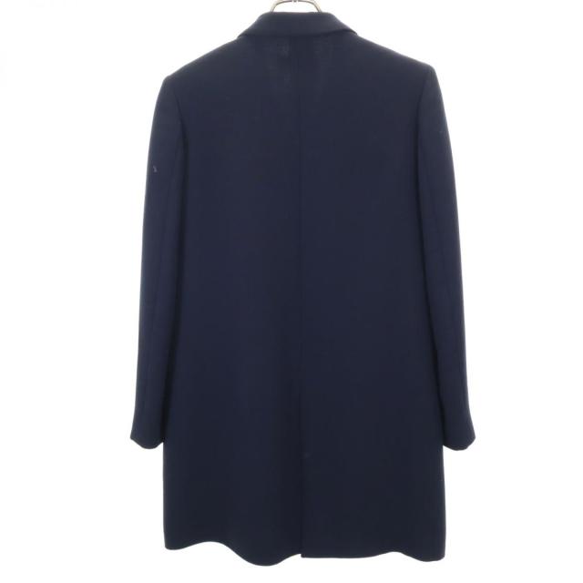 サルヴァトーレフェラガモ イタリア製 ウールコート US 6 ネイビー