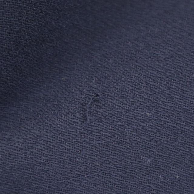 サルヴァトーレフェラガモ イタリア製 ウールコート US 6 ネイビー