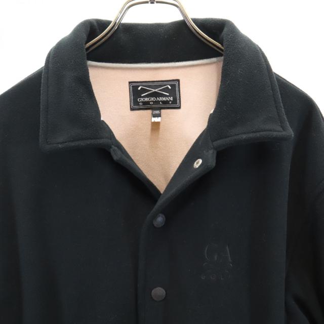 GIORGIO ARMANI - ジョルジオアルマーニ 90s オールド ゴルフ 長袖 ジャケット I48 ブラック系 GIORGIO ARMANI メンズ ジョルジオアルマーニ 90s オールド ゴルフ 長袖 ジャケット I48