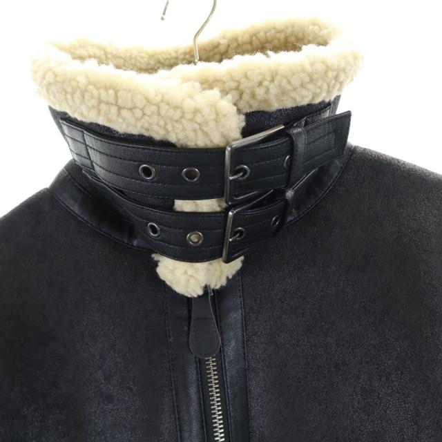 アルファインダストリーズ 長袖 ボア フライトジャケット M ブラック ALPHA INDUSTRIES INC メンズ_6
