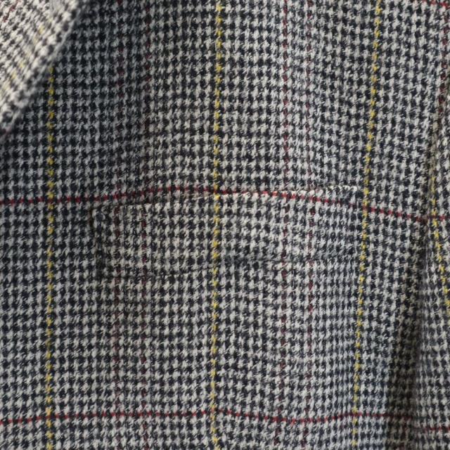 ジバンシィ 80s 90s オールド チェック柄 テーラードジャケット グレー