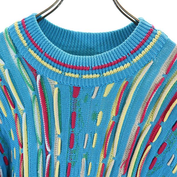 希少】COOGI クージー 芸術 3D コットン ニット 激レア 希少 coogi