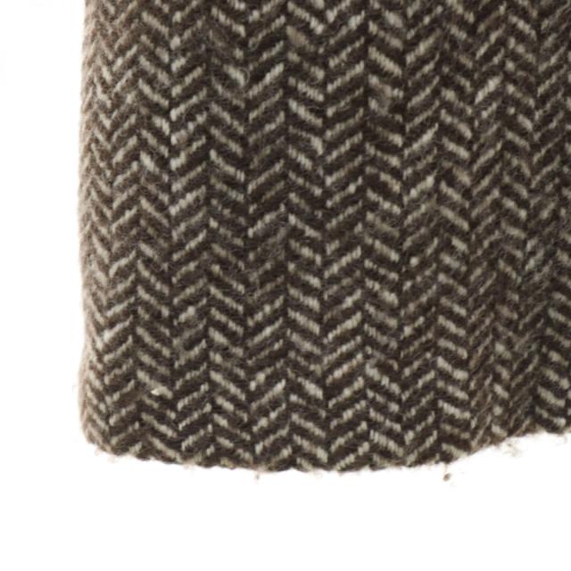 ケンゾー フランス製 へリンボーン柄 ウール チェスターコート 42