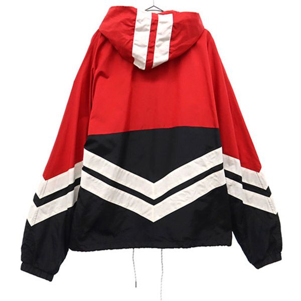 ダンケシェーン 切替 ナイロンジャケット F レッド×ブラック Danke Schon フード付き メンズの通販は ダンケシェーン 切替 ナイロンジャケット F レッド×ブラック Danke Schon フード付き メンズの通販は