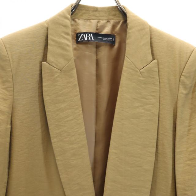 Narcissus ラインテーラードジャケット　カーキ ザラ テーラードジャケット MEX24 カーキ系 ZARA レディースの