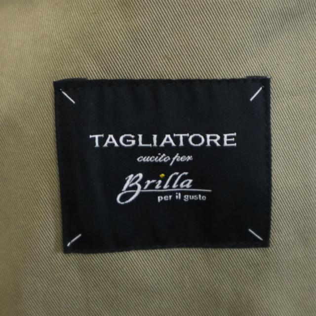 タリアトーレ イタリア製 トレンチコート 44 カーキ系 TAGLIATORE
