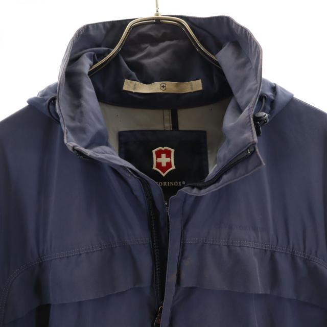ビクトリノックス ナイロンジャケット S ネイビー系 Victorinox フード 
