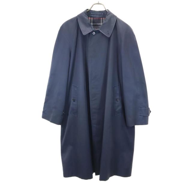 バーバリーズ 90s オールド ステンカラーコート ネイビー Burberrys メンズ