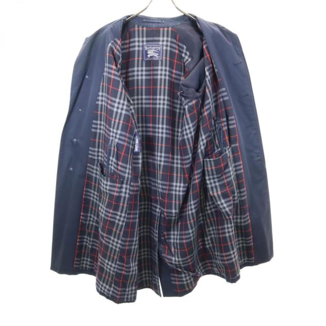 バーバリーズ 90s オールド ステンカラーコート ネイビー Burberrys