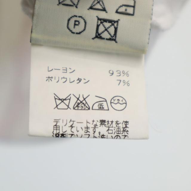 エルメス イタリア製 7分袖 カットソー LA ホワイト系 HERMES レディース