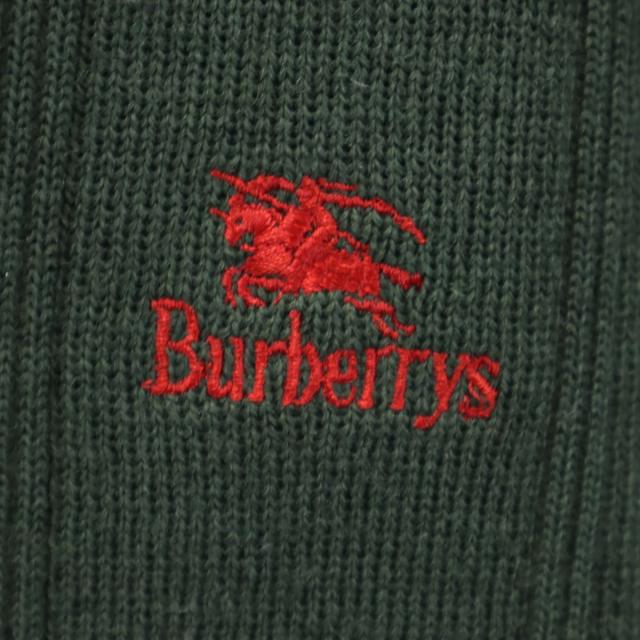 バーバリーズ 90s イギリス製 オールド コンバットニット 長袖 エルボーパッチ セーター S カーキ系 Burberrys ニット メンズの通販は