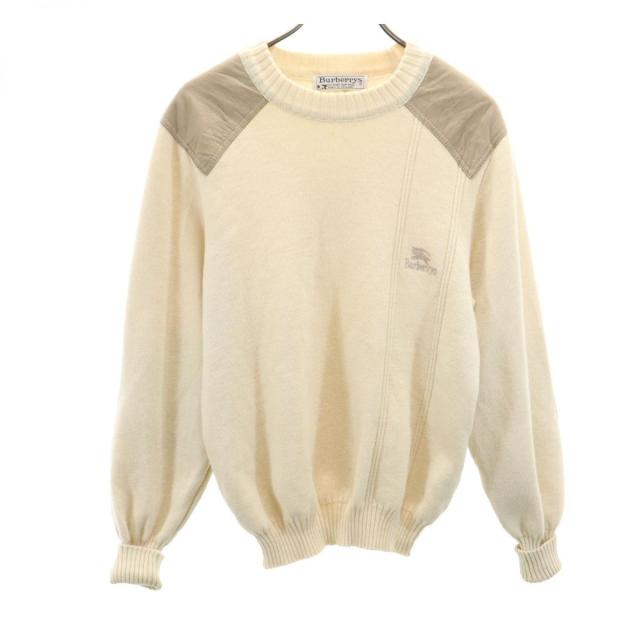 バーバリーズ 90s イギリス製 オールド コンバットニット 長袖