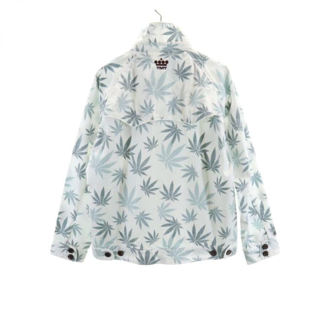 未使用 ティーエムティー クラシック 日本製 リーフ柄 スイングトップ L グリーン TMT CLASSIC タグ付き メンズ 未使用 ティーエムティー クラシック 日本製 リーフ柄 スイングトップ