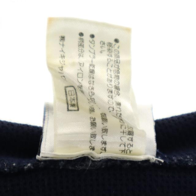 ナイキ 90s 白タグ 日本製 ジャージ ハーフジップ パーカー M ネイビー NIKE プルオーバー オールド ヴィンテージ メンズ_9