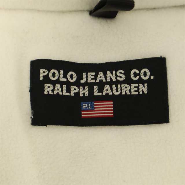 ポロジーンズ ダウンベスト M ホワイト POLO JEANS ラルフ