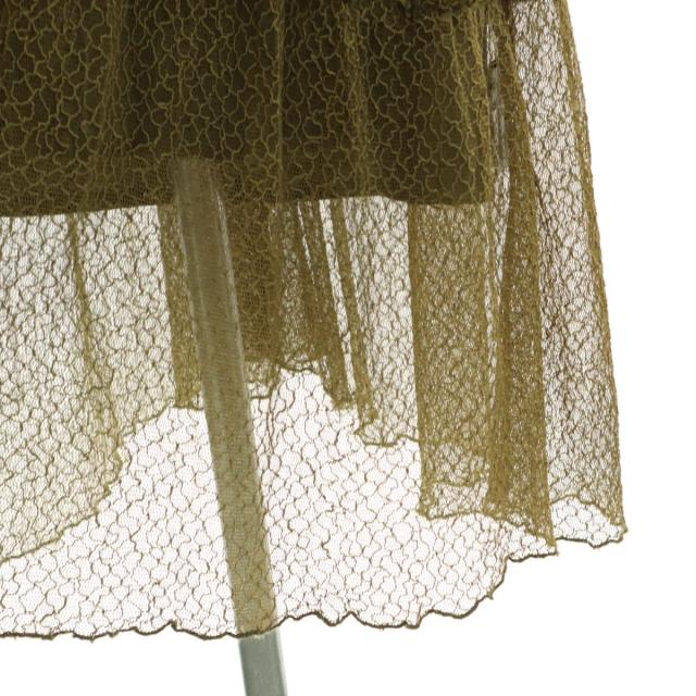 アメリ 長袖 レース ロングワンピース グリーン系 AMERI UNDRESSED インナー付き レディース アメリ 長袖 レース ロングワンピース グリーン系 AMERI UNDRESSED