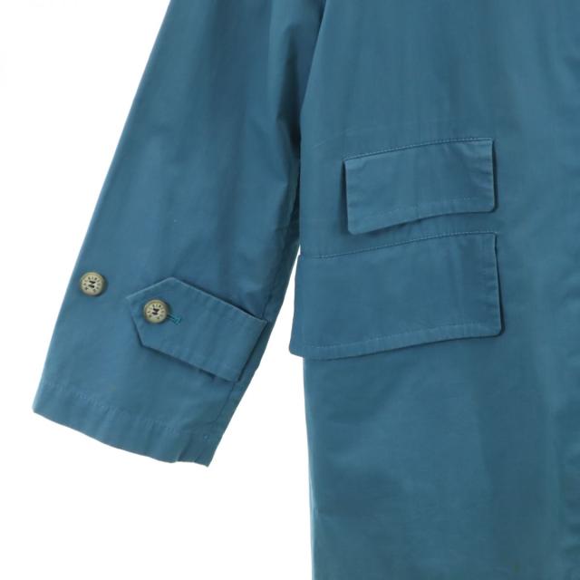 マッキントッシュ 英国製 ステンカラーコート 34 ブルー系 Mackintosh  