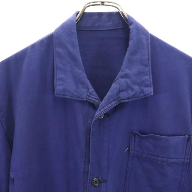 ユーロワーク 70s ヴィンテージ テーラードジャケット ネイビー系 EURO