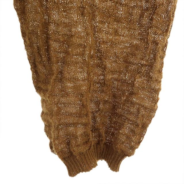 けい けい サルヴァトーレフェラガモ 長袖 Vネック リネン カーディガン M