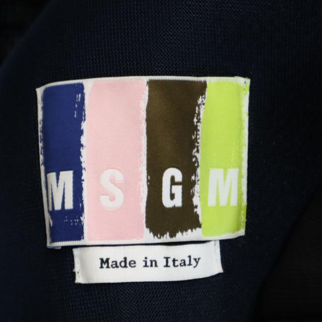エムエスジーエム イタリア製 長袖 ブルゾン 46 ネイビー MSGM メンズ