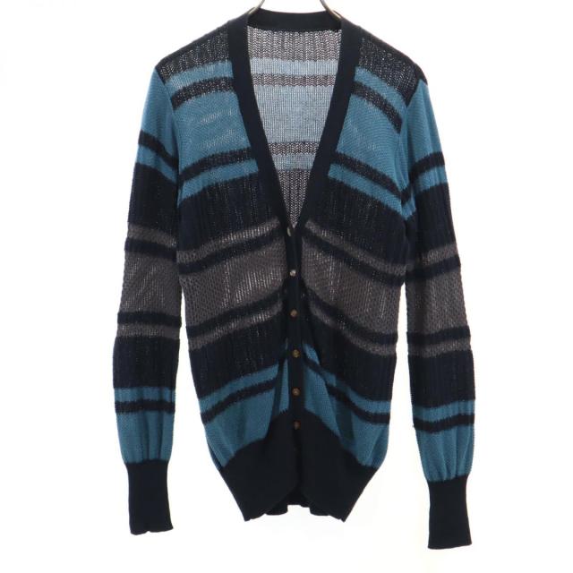 Vivienne Westwood Red Label ヴィヴィアンウエストウッド レッドレーベル リネンブレンド 長袖 カーディガン M Vネック レディース 9,402円